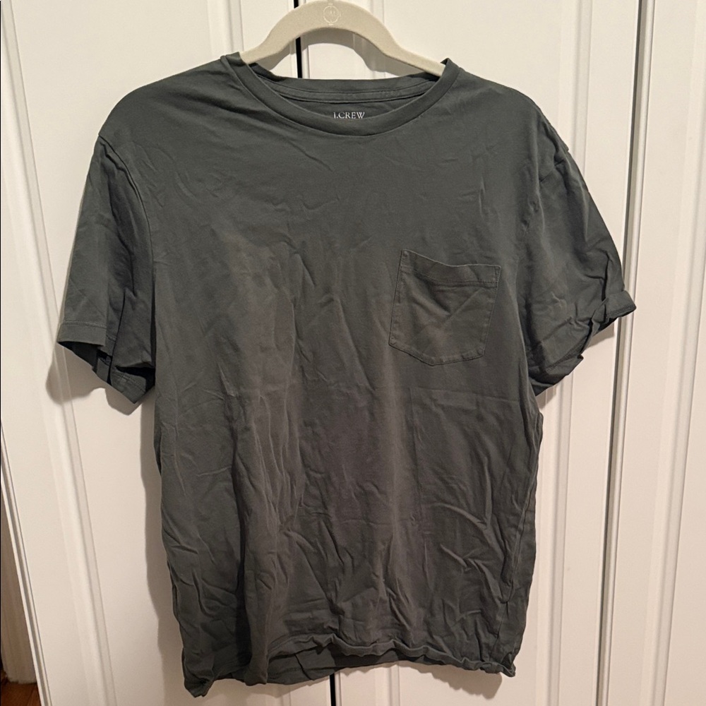 J. Crew Gray Short Sleeve Tee 100% cotton